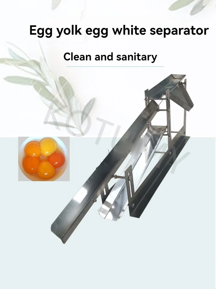 304 Commercial Small Manual Egg White And Yolk Separator Liquid Separation Machine For Duck Hen Eggs Eggs Yolk Filter Tools