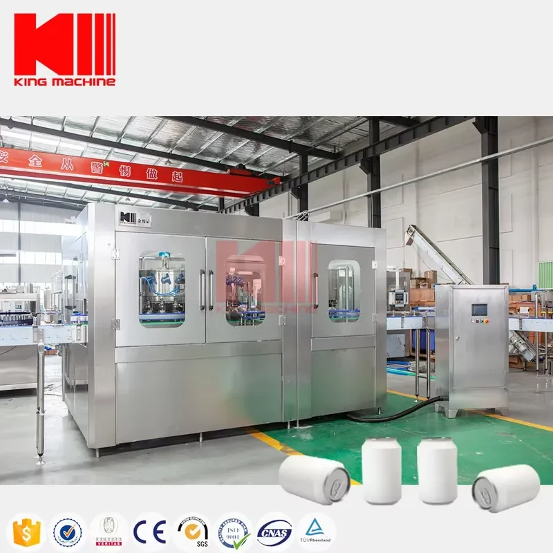 2026 Hot Beverage Cans Production Line Complete Beverage Canning Line Aluminium Can Filling Machine for Beverage