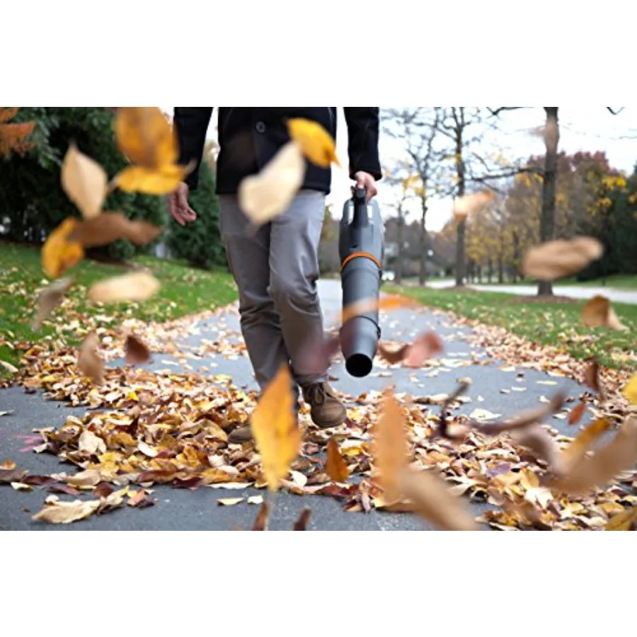 منفاخ أوراق الشجر الكهربائي اللاسلكي بدون فرش مع بطارية 40 فولت بحد أقصى 2 أمبير وشاحن لصيانة الفناء بكفاءة أداء عالي الطاقة