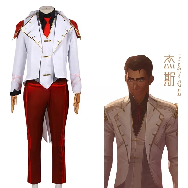 

Arcane Jayce Cosplay Costumes Game LoL Uniform Outfits Halloween Carnival Suit For Man