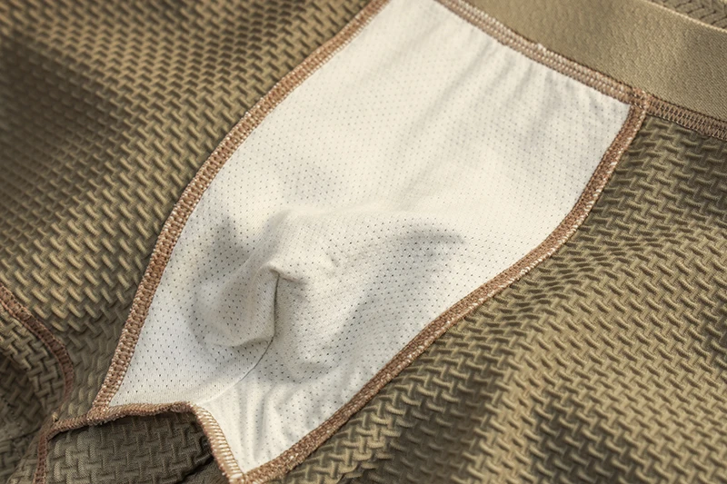 4 stücke Boxer Shorts männer Eis Seide Unterwäsche Kühle Dünne Unterhose Atmungsaktive Sexy Höschen U Konvexen Dessous Plus Größe l-6XL – Detail 5