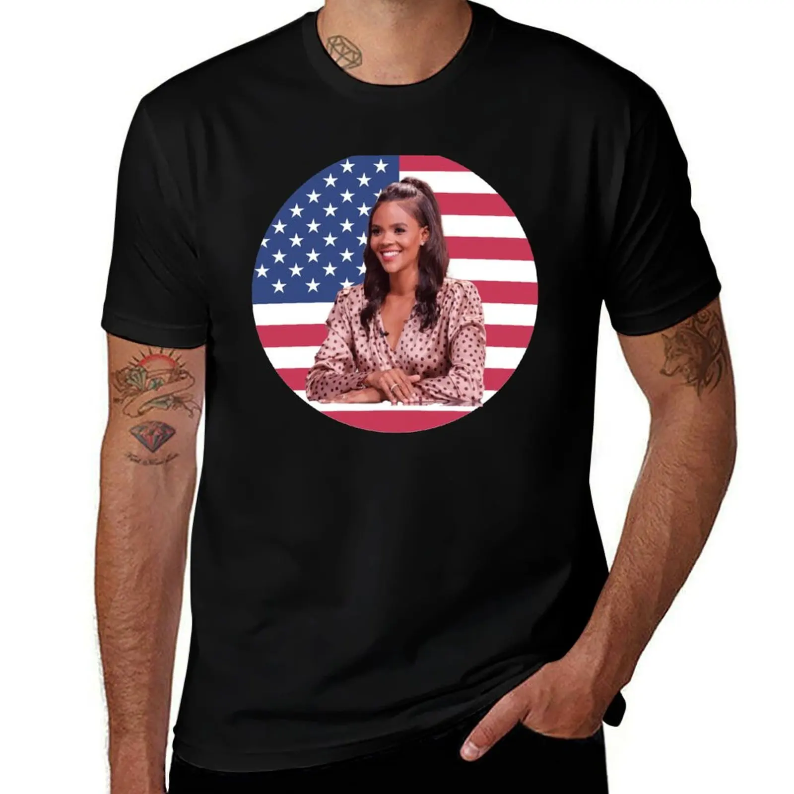 

Candace Owens T-Shirt Street Art Print Tee Shirt