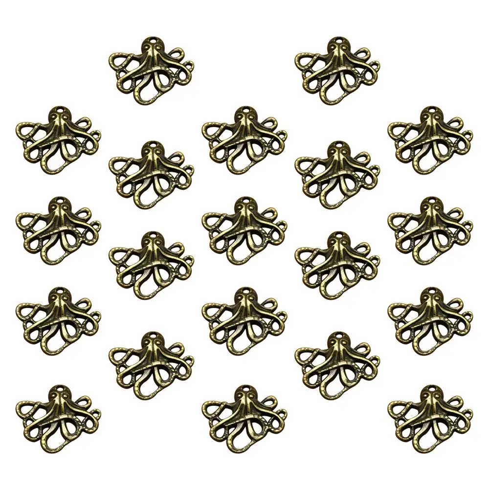

20 Pcs Pendant Charms DIY Jewelry Making Ancient Bronze Stainless Steel Craft Jewelry Making Pendants Supplies Accessories