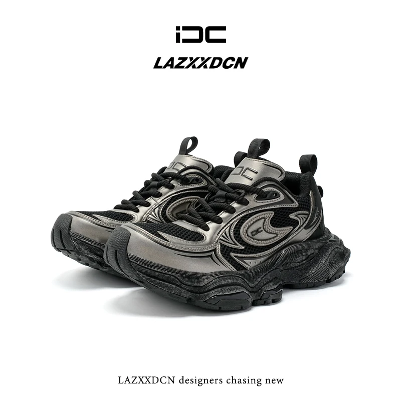 LAZXXDCN-Zapatos Deportivos de lujo para hombre y mujer, zapatillas de correr personalizadas con suela gruesa, a la moda