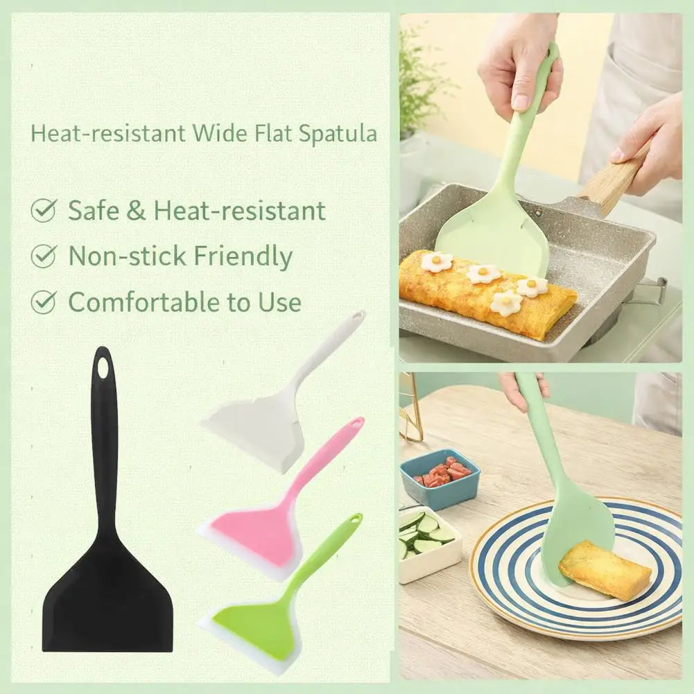 Espátula de Silicona Nueva 2026, Espátula para Tamagoyaki, Espátula para Huevos Resistente al Calor, Espátula Antiadherente, Espátula de Cocina de Silicona