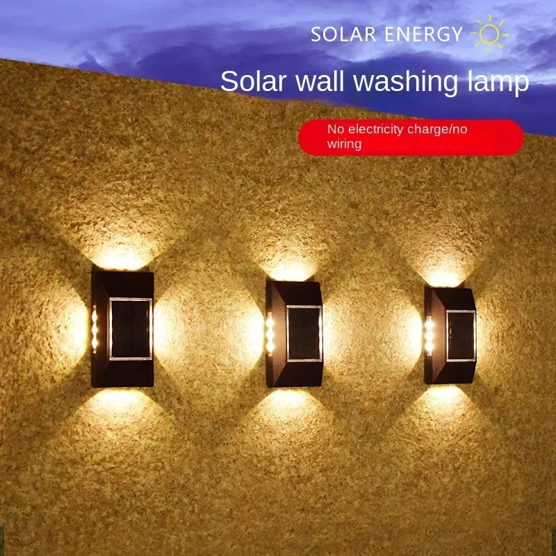 

outdoor garden solar wall lamp courtyard home decorative light outdoor decorative wall lamp solar light outdoors solar lights