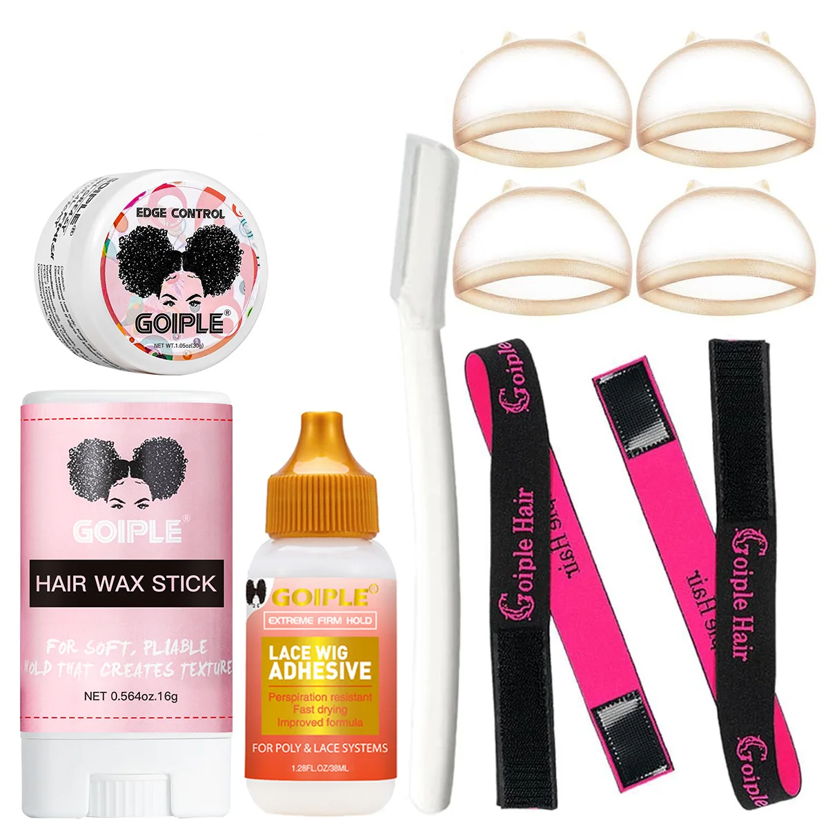 

Wig Slick Wax Stick Styling Solid Wax Edge Control Gel Finishing Flyaways Pomade Cream Lace Adhesive Strong Front-close Wig Glue