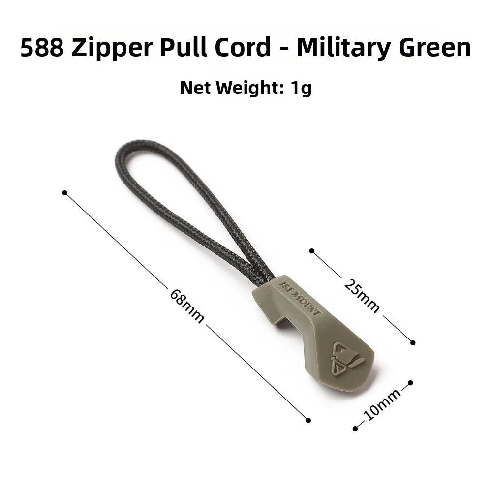 5pcs Universal Zipper Rope Anti-slip Tail Rope Color Drawstring Multistyles Zipper Puller Multicolors