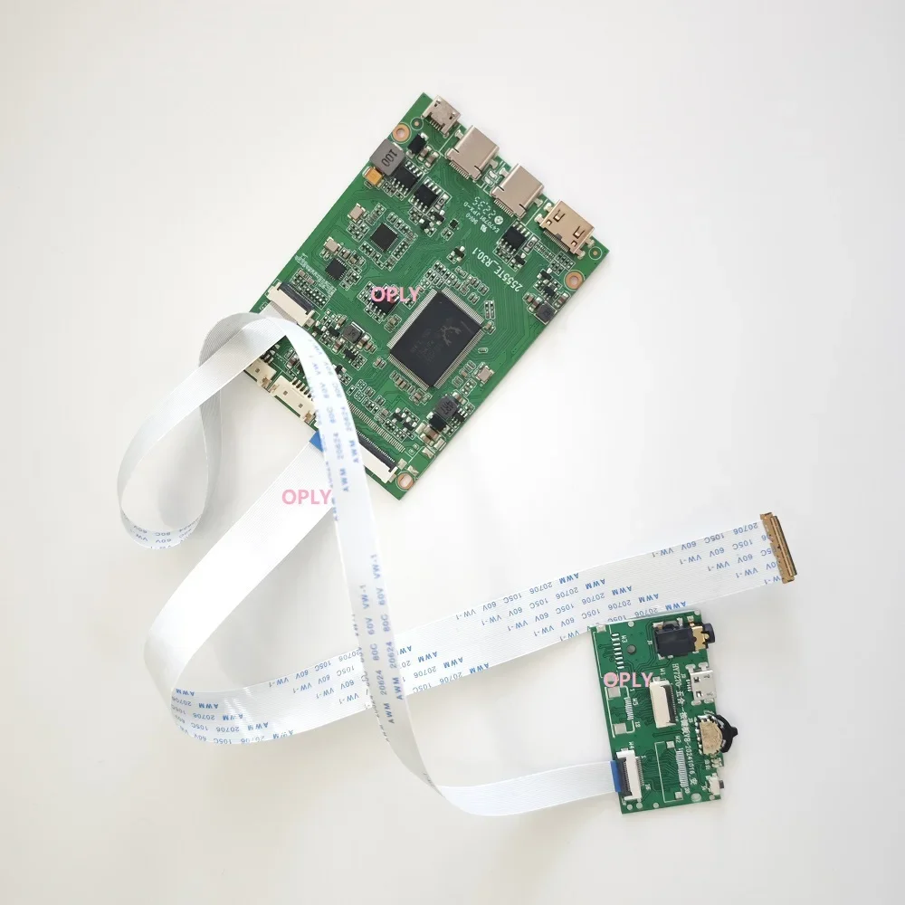 

Плата контроллера 2 TYPE C Mini-HDMI для LP156WF1-TPB1 LP156WFB-SPB1 LP156WFB 15,6 дюйма 1920 × 1080 EDP светодиодный экран панели DIY