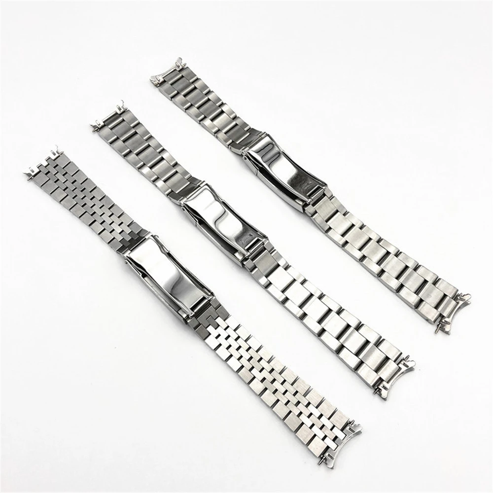 Stainless steel solid strap for Sxns80 Snxs79 Snxs79k Snxs77k Snxs73 series precision steel watch chain accessories