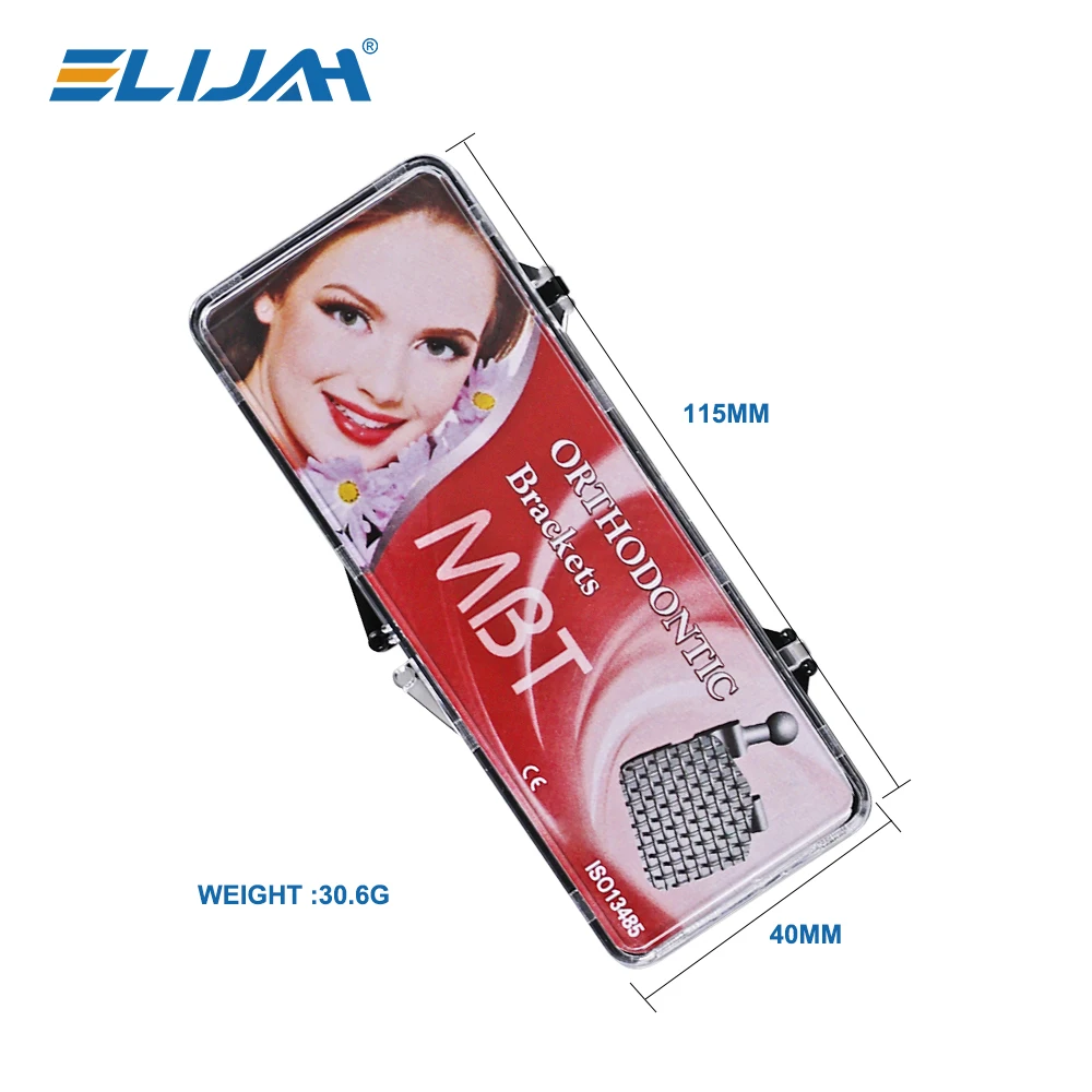 ELIJAH Dental Orthodontic Bracket 0.018 0.022 Roth  MBT Metal Braces Dental Orthodontic Edgewise Brackets Dental Tools