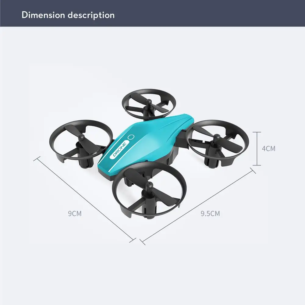 Mini 2.4g Remote Control Drone 4-channel 6-axis Quadcopter Remote Control Aircraft Toy For Boys Gifts