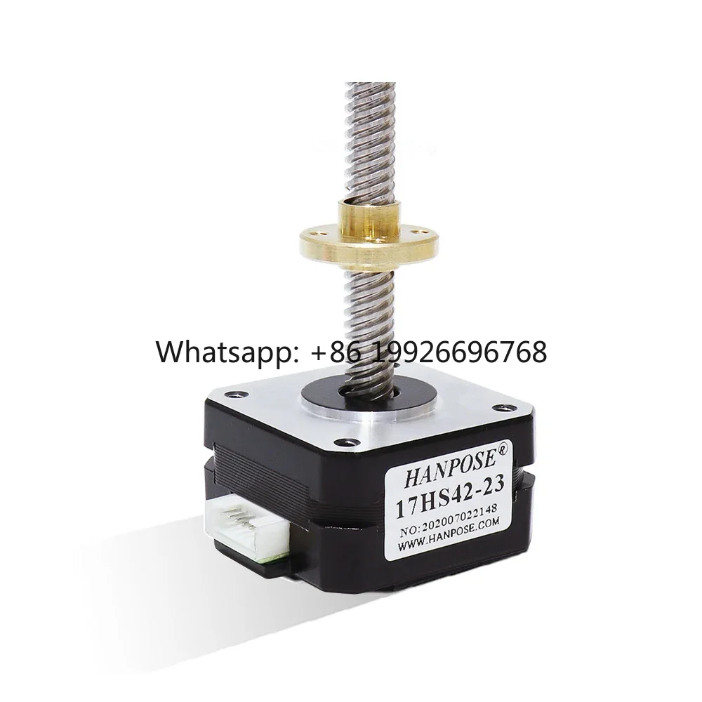 

Nema17 Stepper Motor 17HS4223-T8*8 100mm Length 12N.CM 0.8A for Cnc Automation Equipment T8 Lead Linear Screw Motor
