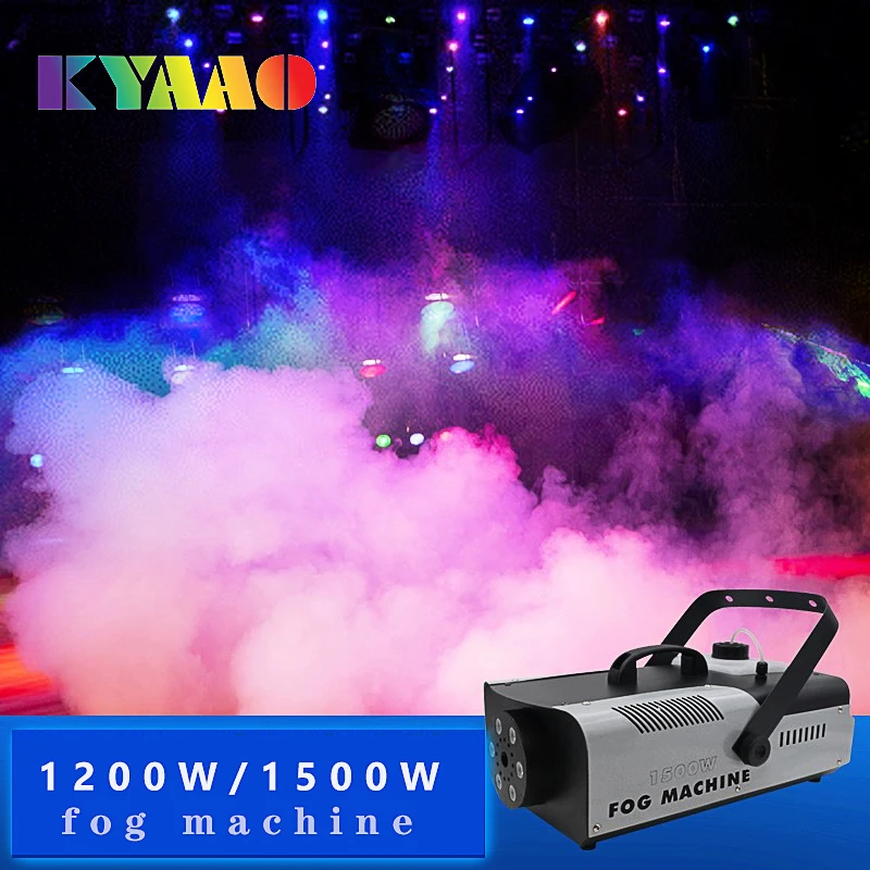 1500w Stage Fog Machine Disco Heavy Fogger for Dj Club 110V/240V Wedding Event Smoke Machine