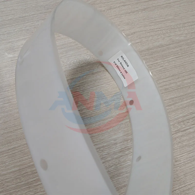 2Pieces Roland36 Wash Up Blade 816X60MM With 8 Holes For Man Roland 300 Printing Machine Parts