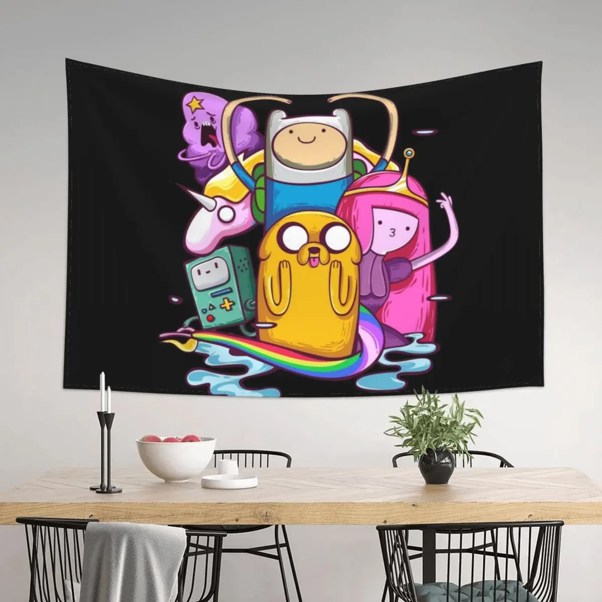 

Adventure Time Tapestry House Decorations Outdoor Decoration Wallpaper Bedroom Room Decore Aesthetic Tapestry