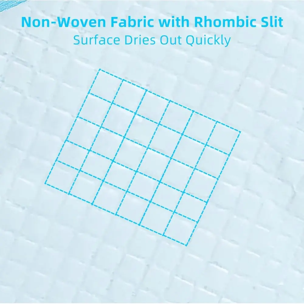 وسادة تدريب للحيوانات الأليفة للكلاب والجرو فائقة الامتصاص ومقاومة للماء، وسادة كسر منزلية للحيوانات الأليفة، أزرق (22 × 22 بوصة (50 قطعة))