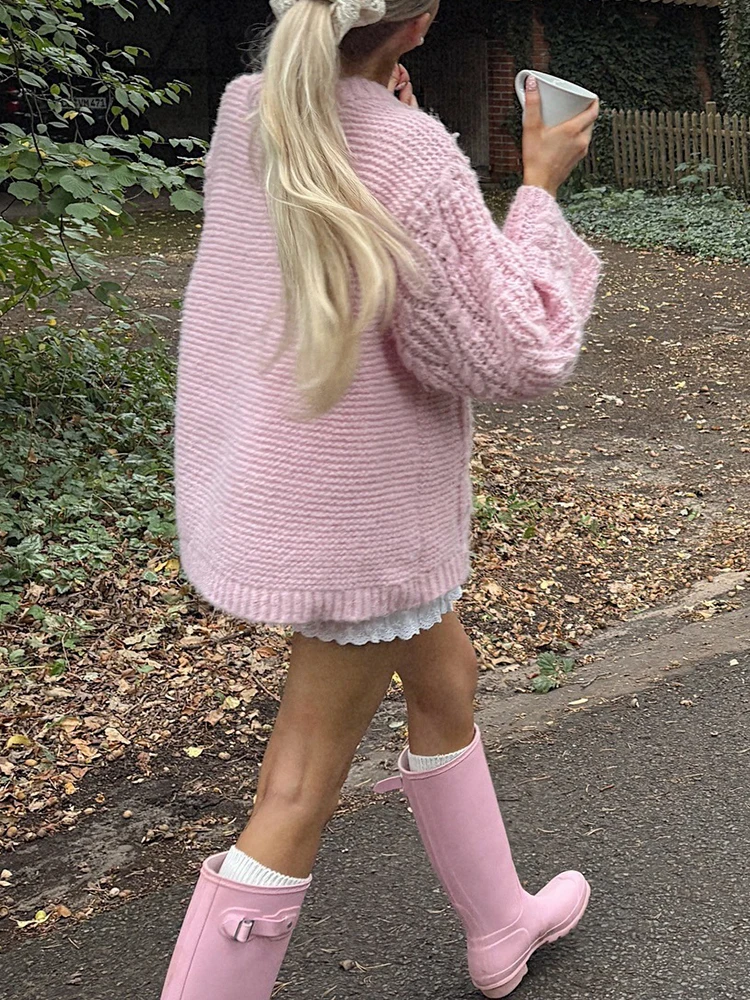 

Модный вязаный ажурный свитер, повседневные вязаные крючком джемперы с круглым вырезом и длинными рукавами, осень-зима, новые женские теплые пуловеры для поездок на работу