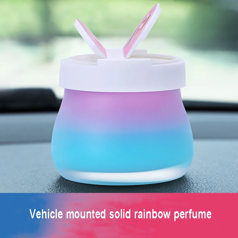 

Car Accessories Vehicle Mounted Solid Rainbow Perfume Applicable To General Models Suitable For Many Occasions Car Perfume