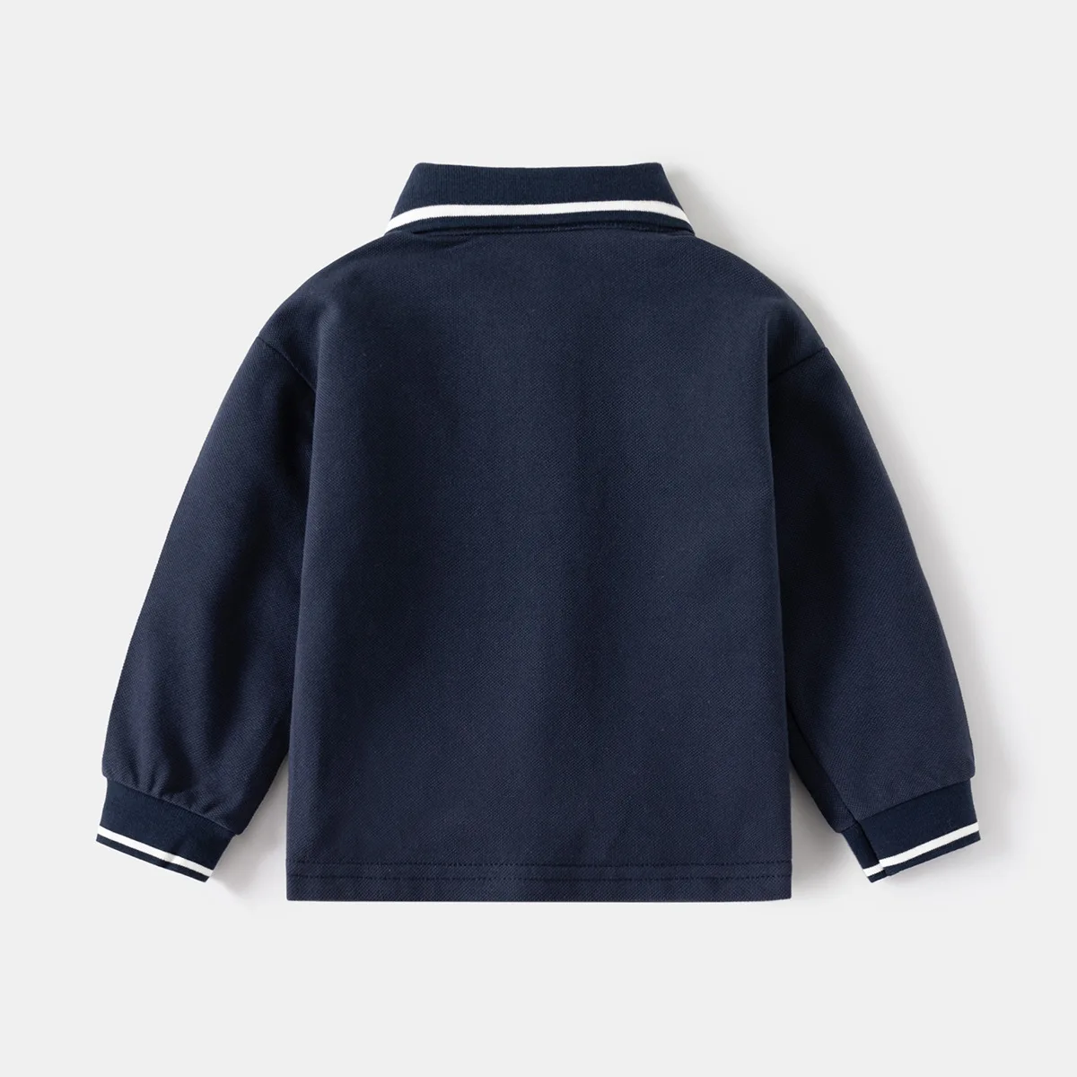 Polo da ragazzo manica lunga 100 cotone Primavera Autunno Abbigliamento per bambini Simpatico orso Boutique Polo da bambino da 1 a 2 3 4 5 6 anni