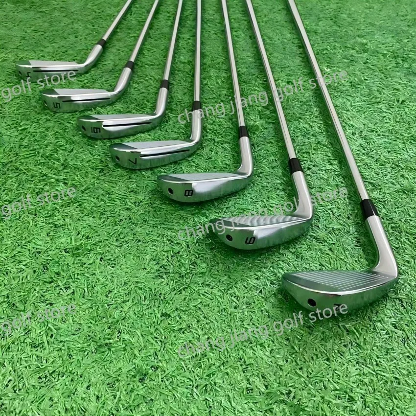 

2025 New Men's Golf Clubs silvery p790 Golf Irons fifth generation 7pcs 4-9P R/S/SR Flex Steel/Graphite Shaft