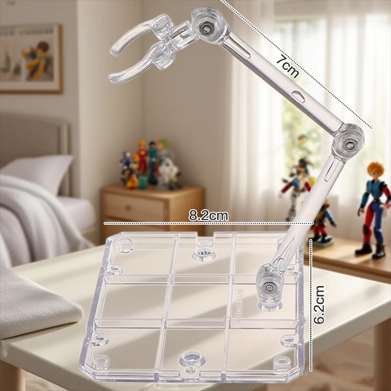 1 Juego de Base de figura de acción, soporte de exhibición adecuado para juego de cine HG 1/144, soporte transparente acrílico