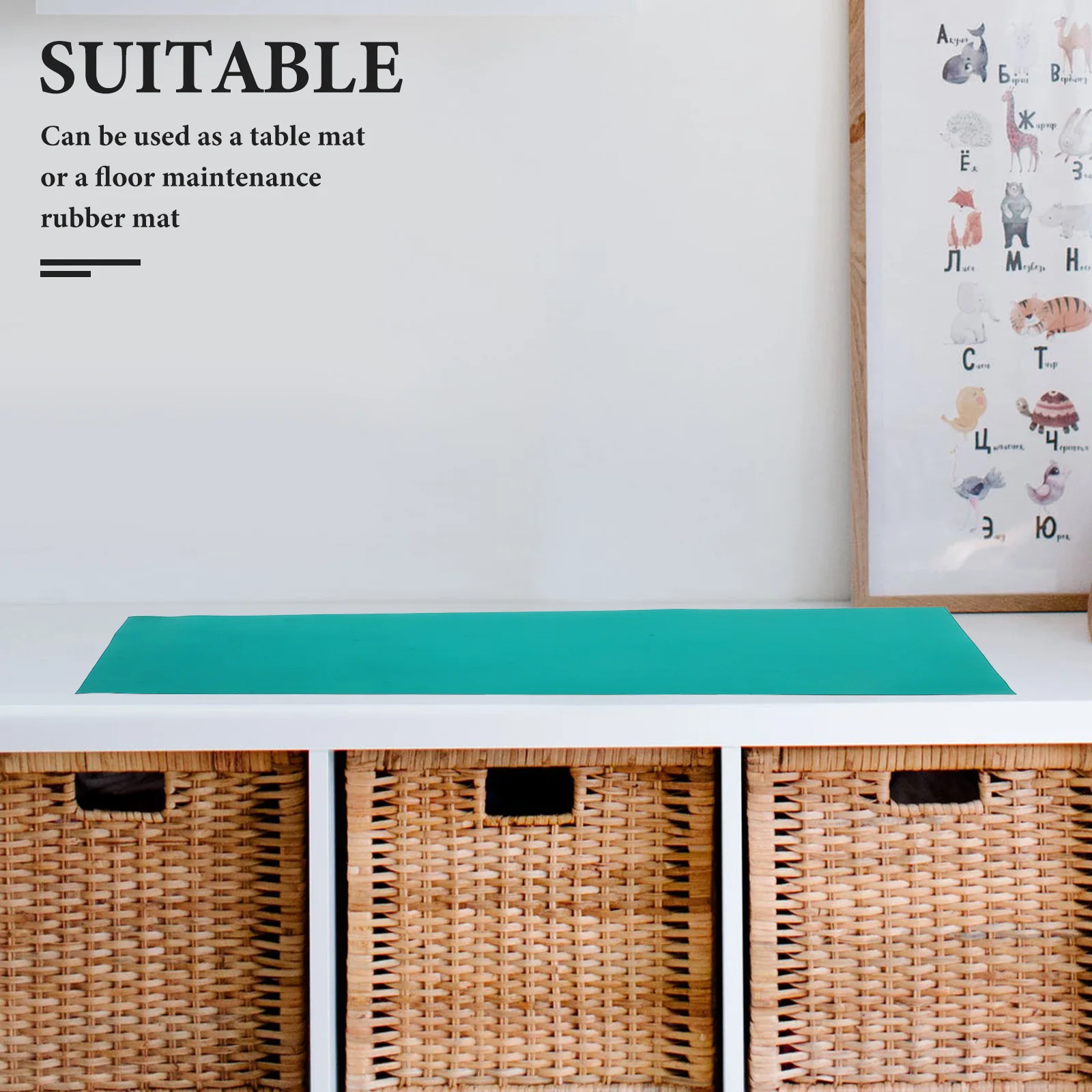 Grounding Desk Pad Anti Static Mat for Computer Electronics Repair High Temperature Resistant Rubber Table Work Mat