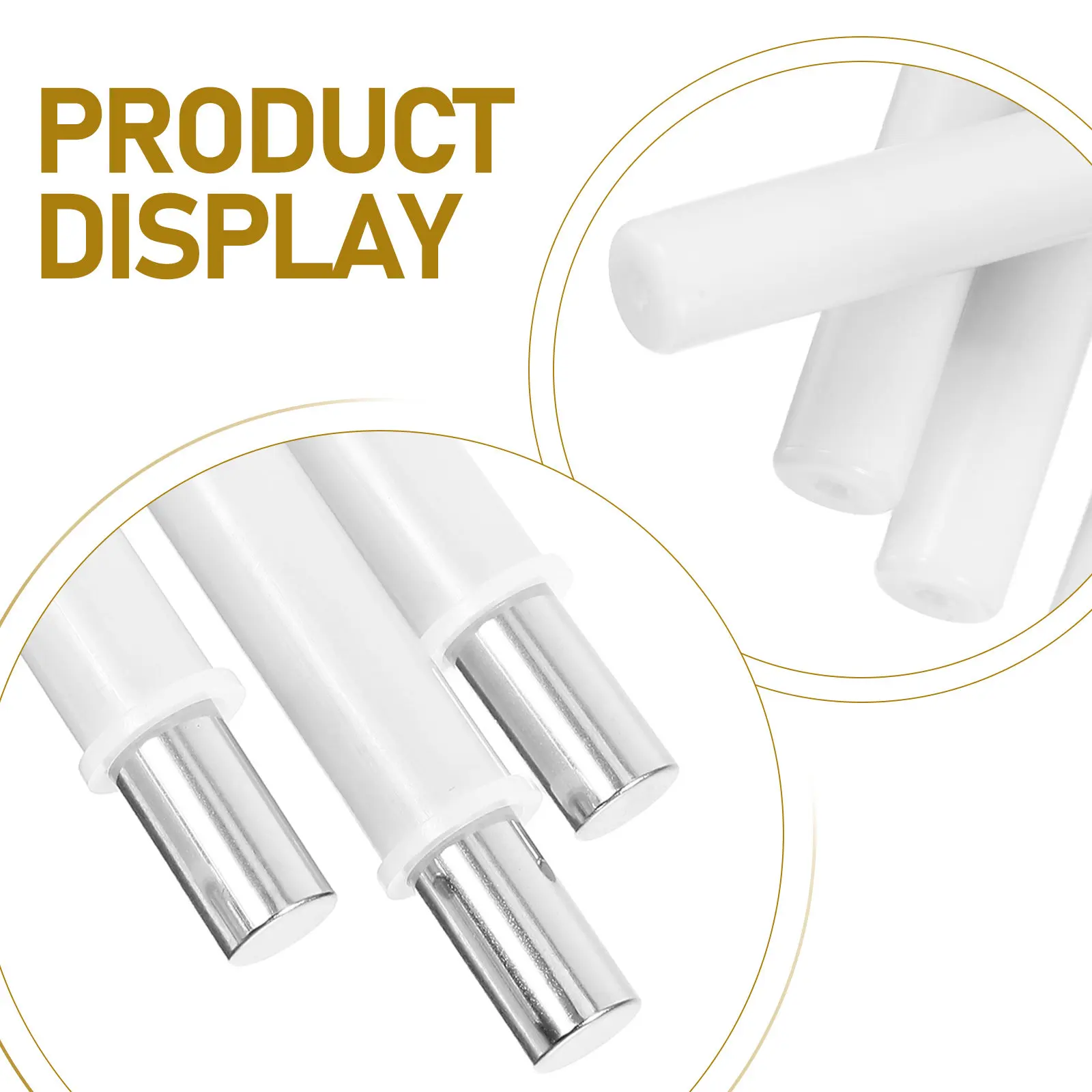 4Pcs Hydraulic Trash Can Damper Stainless Steel Household Slow Closing System Silent Buffer for Toilet Kitchen Cabinet