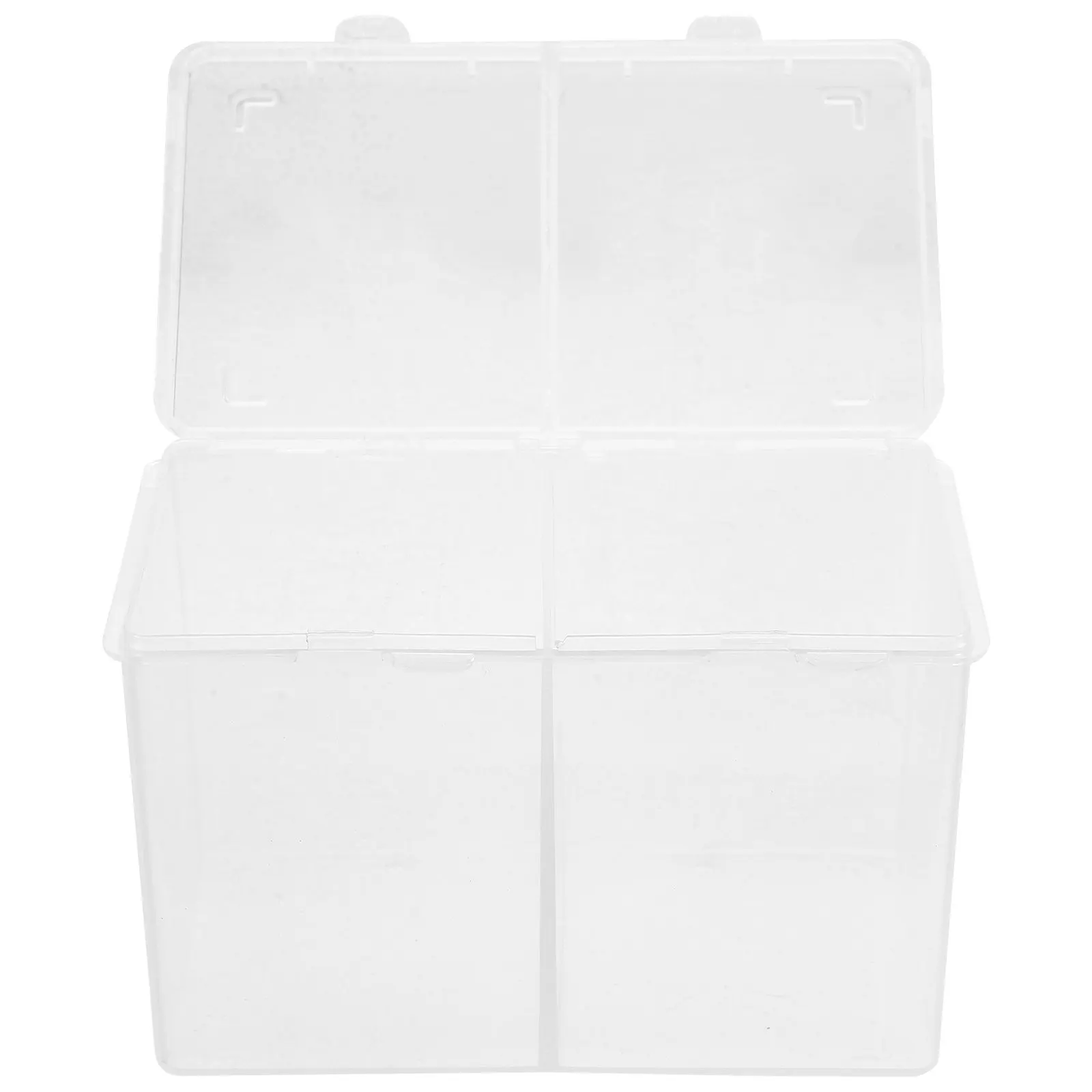 Sturdy Plastic Cotton Pads Storage Box Compartment Organizer for Home Outdoor Use Clean Hygienic Makeup Accessories Women
