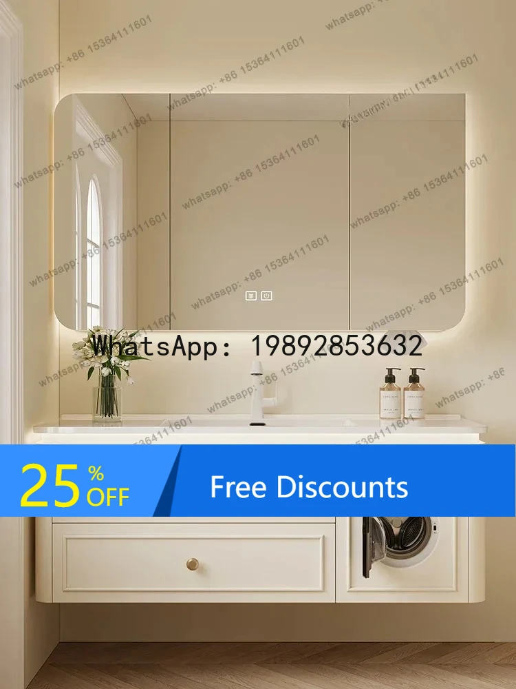 

Bathroom Cabinet Smart Mini Washing Machine Toilet Ceramic Integrated Basin Wash