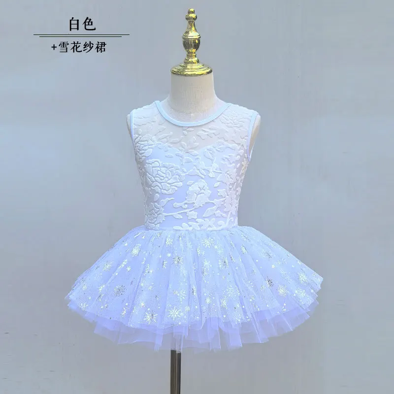 Costume de danse pour filles, justaucorps de gymnastique, robe de princesse, Costume de danse pour femmes, justaucorps de Ballet professionnel, Tutu, article pour filles