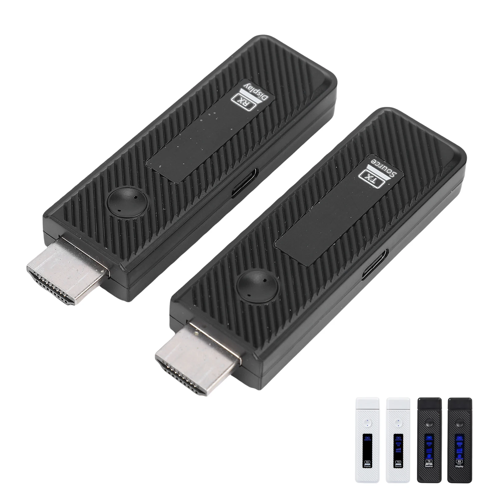 جهاز إرسال واستقبال الوسائط المتعددة اللاسلكي عالي الدقة 5G 2.4G 4K فك تشفير 1080P مخرج التوصيل والتشغيل مجموعة موسع الوسائط المتعددة المحمولة عالية الدقة #6