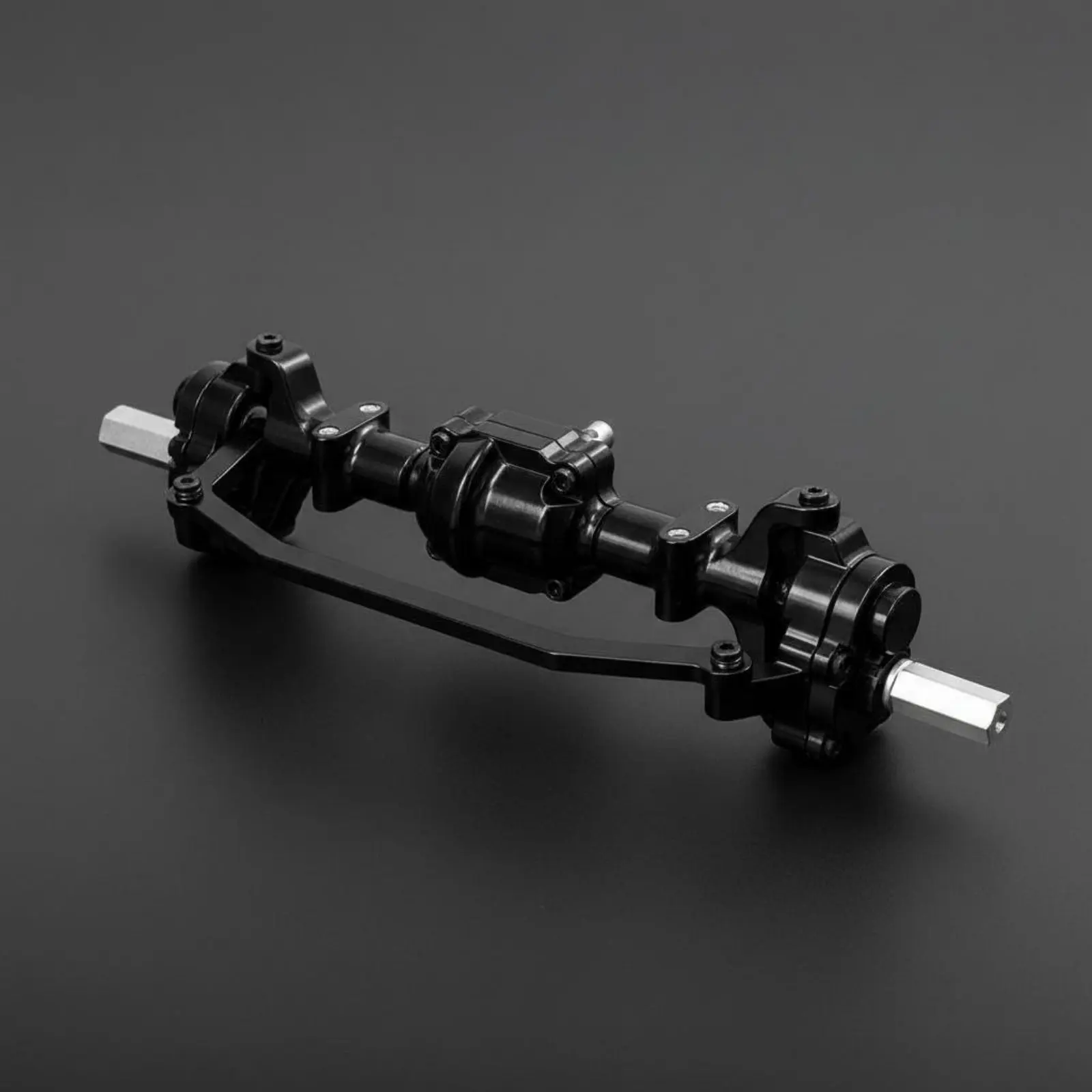 3 Pieces Metal Portal Axle Set Durability Front Rear Portal Axles Rc Car Axle Bridge Elevated Ground Clearance Clearance Larger