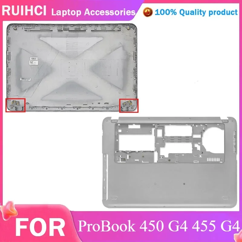 

New For HP ProBook 450 G4 455 G4 Series Screen Back Cover LCD Back Cover Bottom Case Topcase Rear Lid Top Back Case Silver