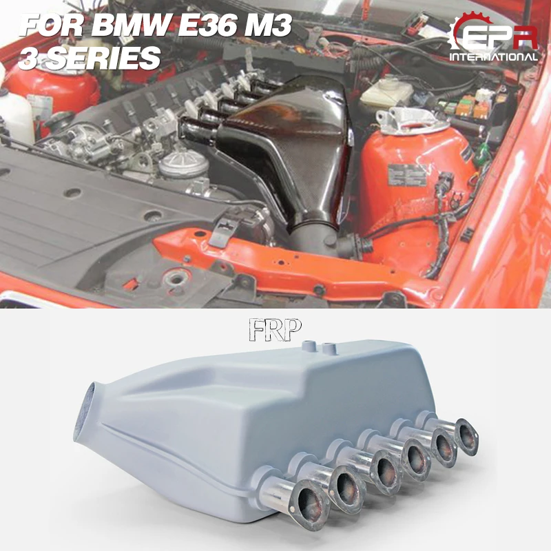 For BMW E36 M3/3 Series Carbon Intake - Direct Fit Performance Part, Compatible with 2-Door/4-Door Models