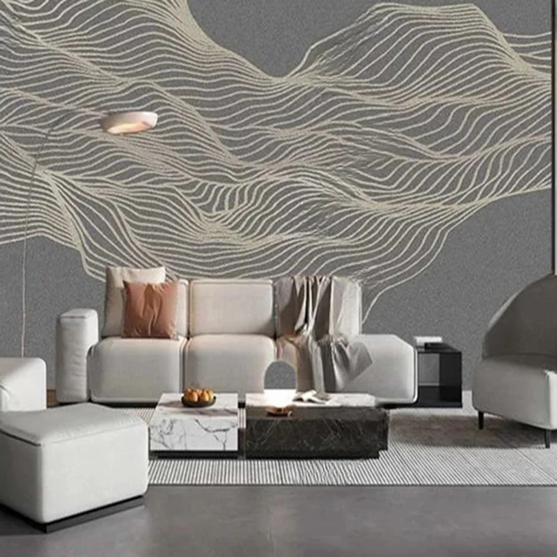 MU7702 Custom Mural Wallpaper 3D Stereo Abstract Geometric Pattern Wall Covering Home Decor Painting Background Papier Peint