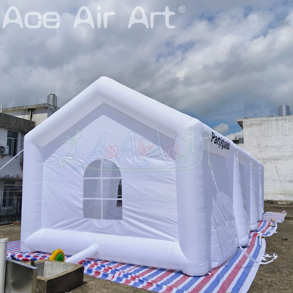 Inflatable Wedding Tent Outdoor Party Tent Portable Marquee Wedding House White Garden Tent For Wedding Event