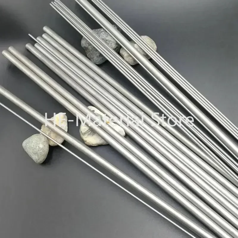 1Pcs Length 500mm 7075 Aluminum Rod Solid Super Hard Aluminum Round Bar Diameter 5mm 6mm 8mm