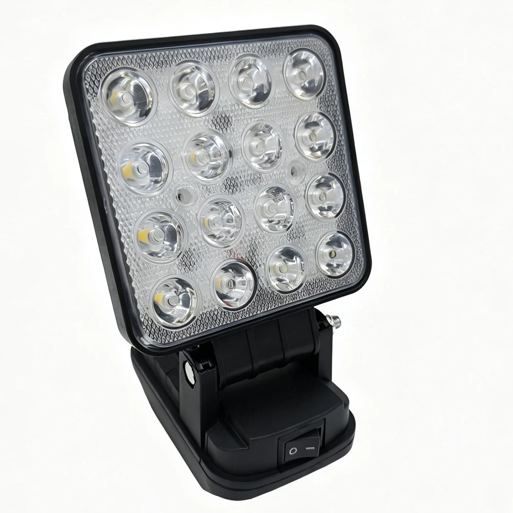 4/6/8 Inch For Dewalt Li-ion Battery  LED Work Lamp Lights Flashlights Electric Torch Spotlight Auto Repair Work Light