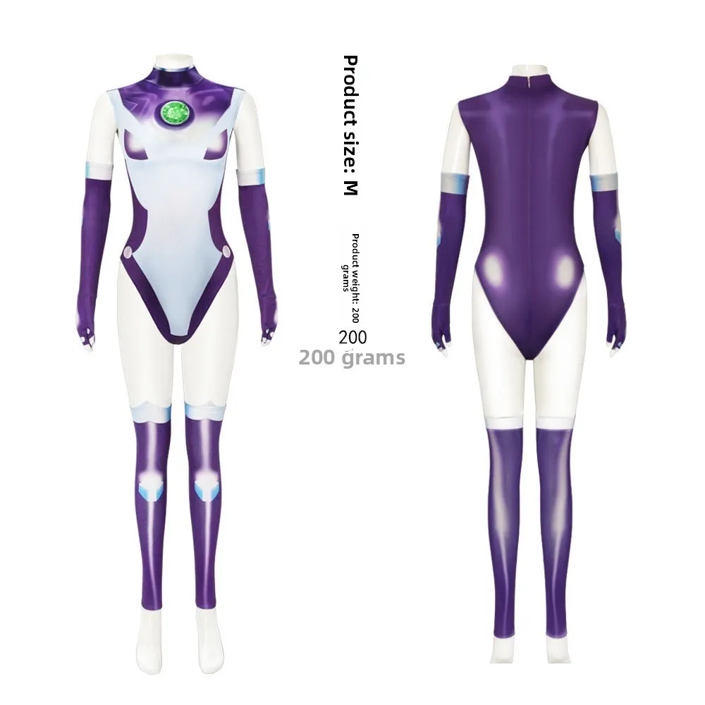 新しいタイタンスターファイアコスプレスーツ-3d-プリントボディスーツタイトなステージパフォーマンス中国風の女性のファッション春コレクション