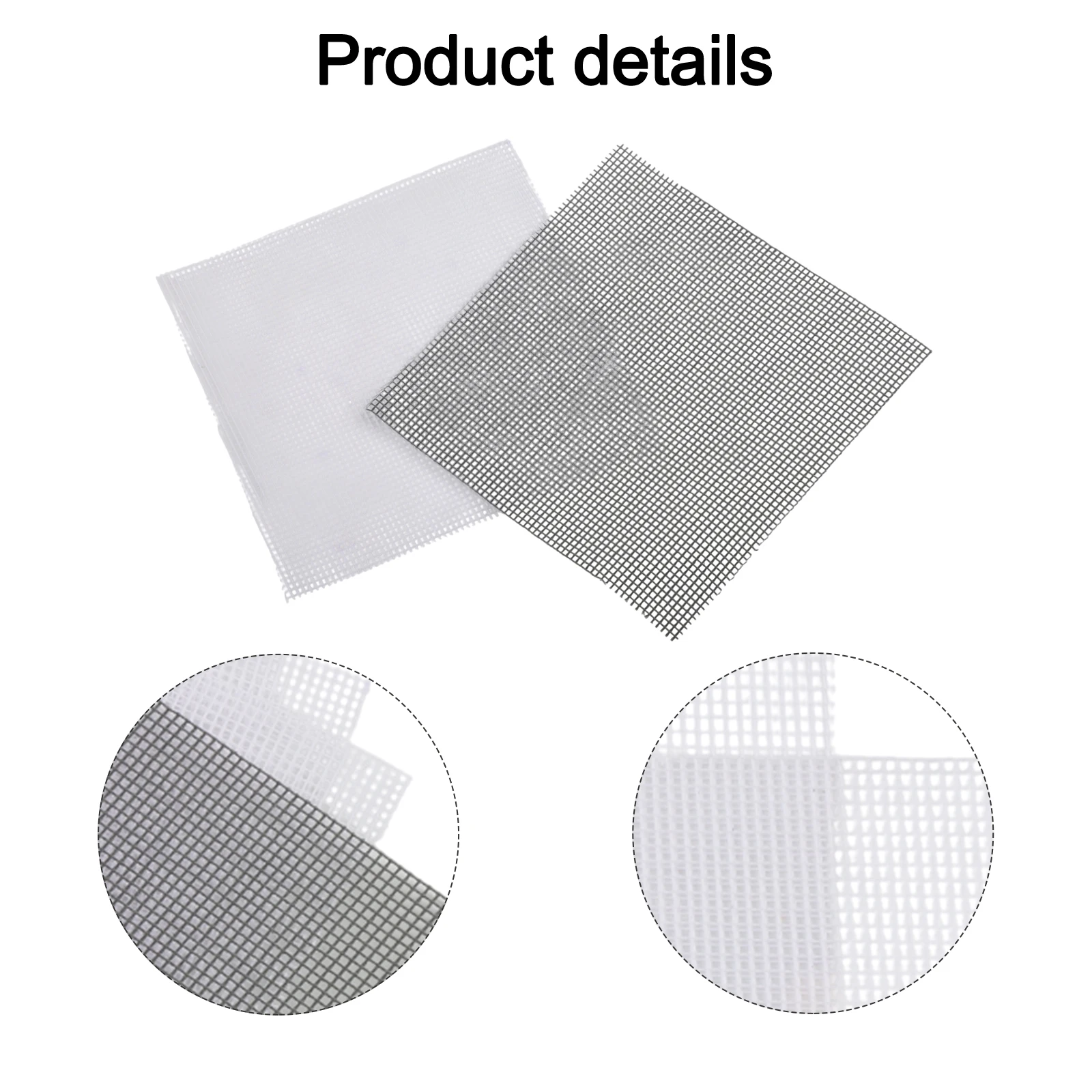 25 Pieces Gardening Mesh Net for Use Under Flower Pots to Prevent Soil Escape Promote Drainage and Encourage Root Growth
