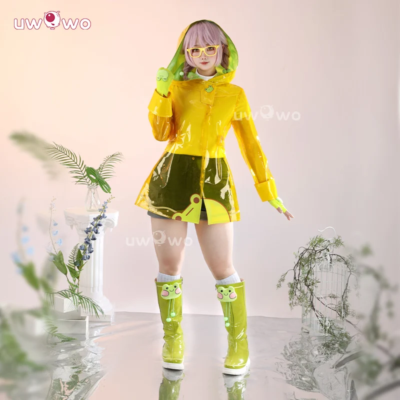 UWOWO Collab Series:Game Cosplay Mei Rainy Day Skin Cosplay Costume Role Play Outfit Dress Cosplay Halloween Costumes
