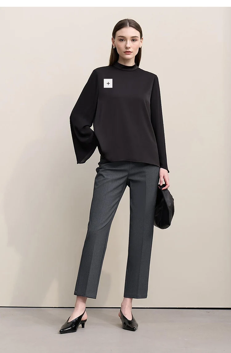 Amii Women Pants 2026 Autumn New Commuter Basic Style Tapered Pants Casual Women's Solid Versatile Ankle-Length Pants 12641091