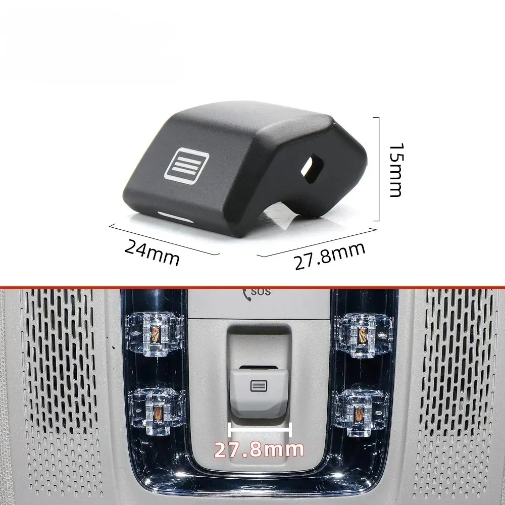 For Mercedes Benz GLE GLS W167 GLE350 450  Car Sunroof Window Roof Control Panel Switch Button Control Panel Switch Replacement