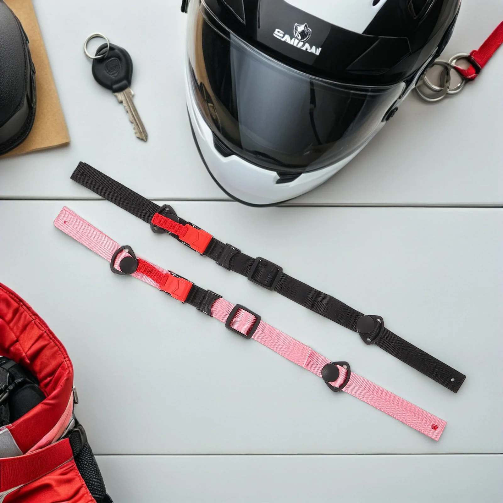 

6Pcs Safety Chin Strap Universal Y-Shape Adjustable Hard Hat Strap for Work Construction Cycling