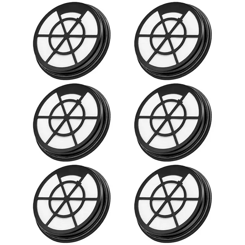 AEE4-NEN110B NEN110A Vacuum Filter For Eureka Whirlwind Bagless Canister Vacuum Cleaner,6Pack Inlet Frame And Sponge Filter