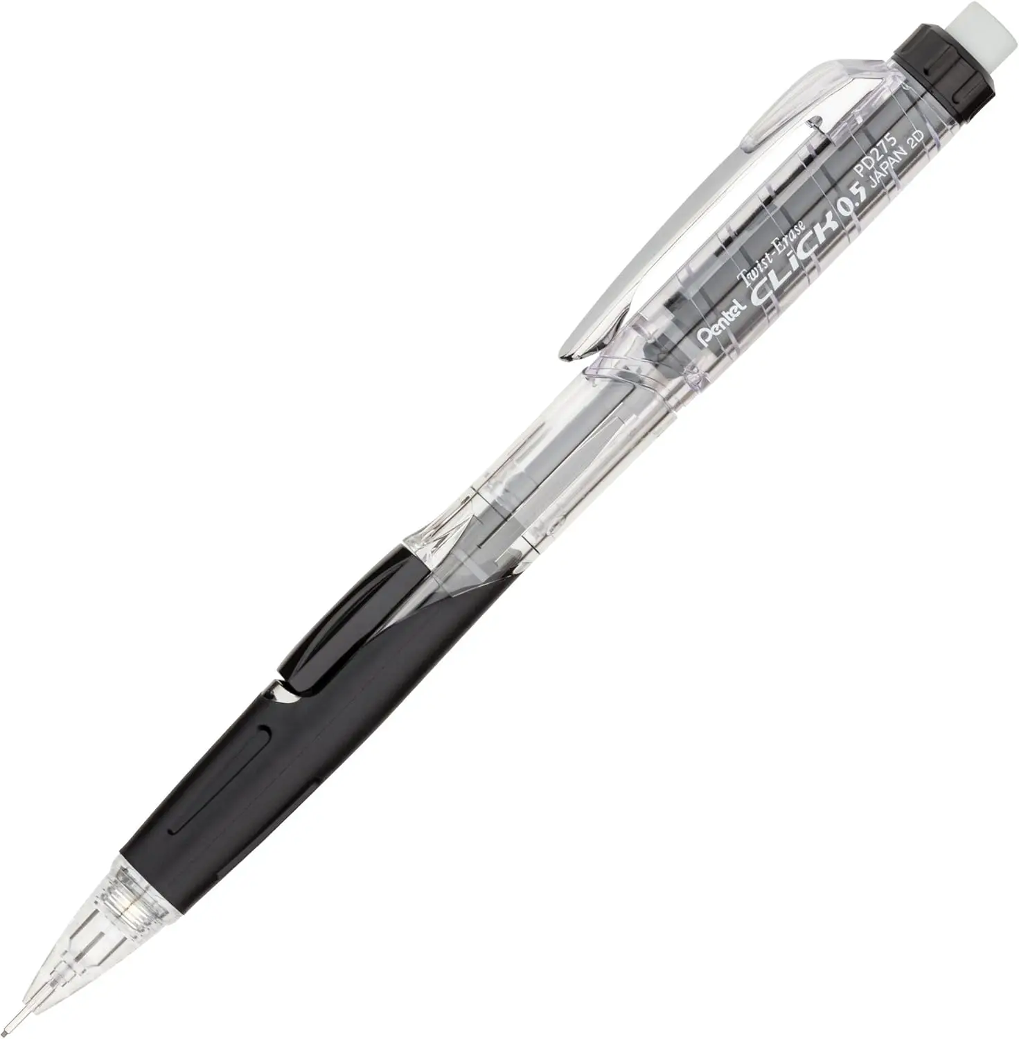 

Twist-Erase Click Mechanical Pencil, 0.7mm Assorted Colors, Box of 12 - Smooth Writing & Erasable