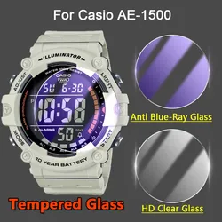 Screen Protector For Casio AE-1500 Smart Watch 2.5D Ultra Slim Clear / Anti Blue-Ray 9H Tough Tempered Glass Protective Film