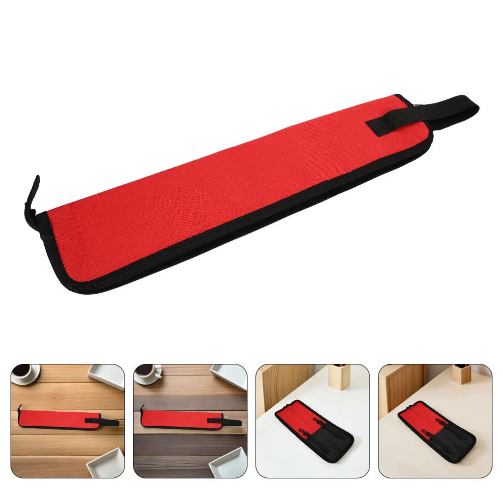 

2pcs Portable Bag Lightweight Storage Organizer For Mallets Brushes Durable Oxford Cloth Drumstick Bag 18\