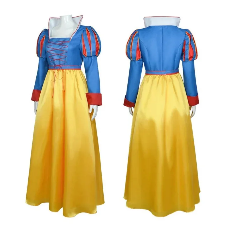 

Fashion Roleplay Cosplay Uniform Outfit for Snow White Anime Exhibition Party Carnival Adult Women's Clothes Dress Belt Suit